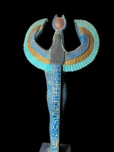 colorful Goddess Isis statue, unique Isis goddess Statue. - Image 6