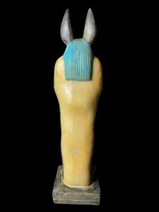 Jackal God Anubis statue made in Egypt, Egyptian Anubis sculpture. - Image 6