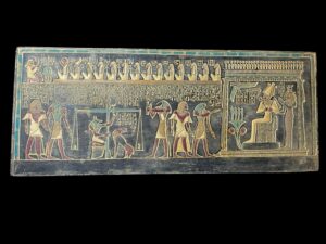 Ancient Egypt Judgment Day Wall Relief with Anubis - Image 6
