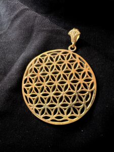 Handcrafted Flower of Life Pendant: Egyptian Spiritual Jewelry - Image 6