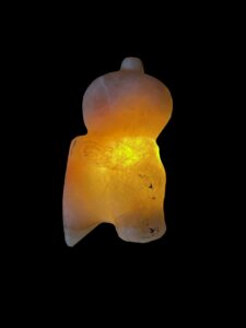 Hand-Carved Goddess Hathor Amulet: Egyptian Spiritual Pendant - Image 6