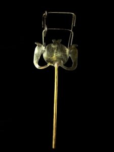 Handcrafted Egyptian Sistrum: Golden Uraeus Cobra Wadjet, Ancient Musical Instrument - Image 6