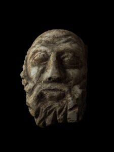 Vintage Sculpture of Socrates from Alabaster Stone , Handmade bust representing Greek Mythology - Image 6