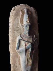 Basalt Egyptian God Osiris Statue: Unique Statuette - Image 6