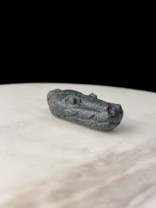 Natural Stone Sobek Amulet: Egyptian Crocodile God Pendant - Image 6
