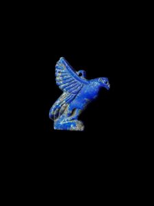 Lapis Lazuli Flying Horus Amulet: Egyptian God of Sky - Image 6