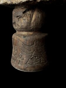Vintage Ram God Khnum Statue: Ancient Egyptian Decor - Image 6