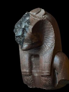 Large Goddess Sekhmet statue made in Egypt from Rare Granite stone - Image 6
