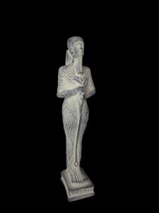 Handcrafted God Ptah Statue: Rose & Black Granite Replica - Image 6