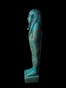 Hand Carved Stone Ushabti Statue: Egyptian Replica Artifact - Image 6