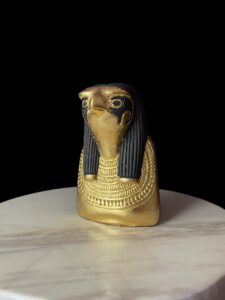 Egyptian God Horus Statue: Falcon God of the Sky, Fiber Glass Art - Image 6