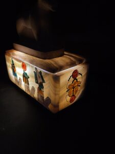 Alabaster Sekhmet Statue Box: Ancient Egyptian Goddess Decor - Image 6