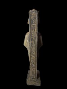 Basalt Egyptian God Osiris Statue: Unique Statuette - Image 6