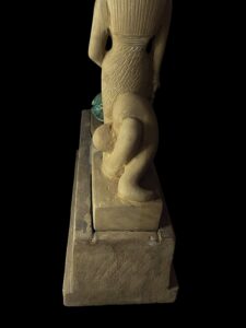 Egyptian Goddess Sekhmet Statue: Cobra, Scarab, Ankh - Image 6