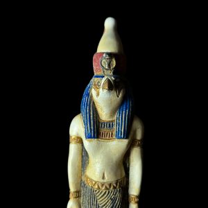 Egyptian God Horus Statue: Falcon God of the Sky, Stone Art - Image 6