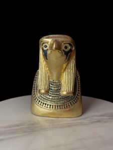 Egyptian God Horus Statue: Falcon God of the Sky, Fiberglass Art - Image 6