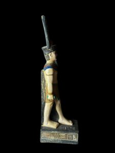 Egyptian God Amun Statue: Museum Replica - Image 6