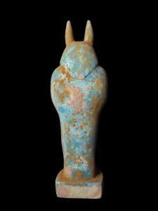 Flame Stone Egyptian God Anubis Ushabti Statue - Image 6