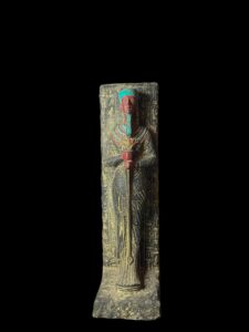 God Ptah Statue: Rose & Black Granite Egyptian Replica - Image 6
