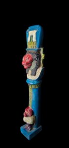 Vintage Egyptian Sekhmet Statue: Porcelain Goddess with Baboon - Image 6