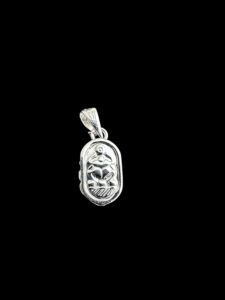 Sterling Silver Scarab Beetle Pendant: Egyptian Amulet Necklace - Image 6