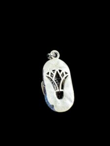 Sterling Silver Scarab Beetle Pendant: Egyptian Amulet Necklace - Image 6