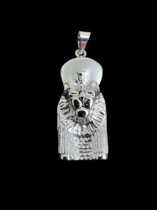 Sterling Silver Sekhmet Pendant: Egyptian Goddess Charm Necklace - Image 6