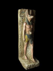 Stone Egyptian God Anubis Statue: Jackal God of Afterlife - Image 6