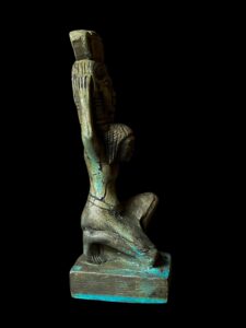 Manifest Handmade Goddess Hathor Statuette , Statue for the Egyptian Goddess Venus - Image 6