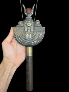 Goddess Hathor Sistrum: Egyptian Musical Instrument, Ancient Artifact - Image 6