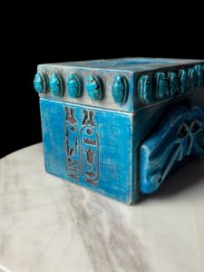 Egyptian Goddess Sekhmet Box: Eye of Horus, Scarab Beetle Symbol - Image 6