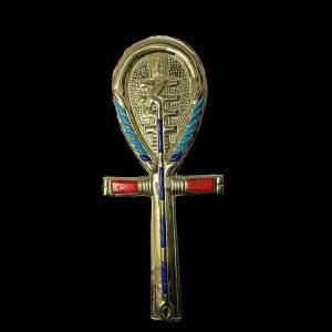 24k Gold Plated Brass Ankh Cross: Egyptian Key of Life - Image 6