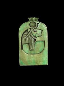 Lioness Goddess Tefnut carved made in Egypt - Image 6