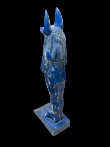 22" Egyptian God Anubis Statue: Museum Replica Figurine - Image 7
