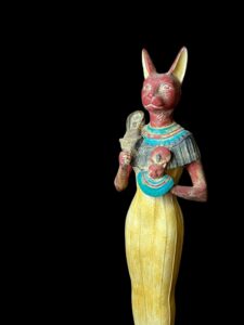 Ancient Egyptian Goddess Bastet statue, Home decor statues made in Egypt - Image 7