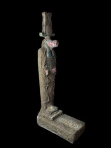 Egyptian God Sobek Statue: Crocodile God with Eye of Horus - Image 7
