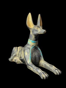 Basalt Stone Anubis Statue: Egyptian God of Afterlife - Image 7