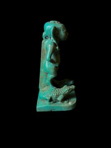 Egyptian Horus Cippus Stele: God Bes Protection Amulet - Image 7