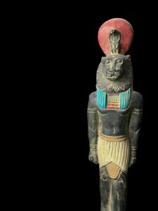 Lioness Goddess Tefnut carved made in Egypt - Image 7