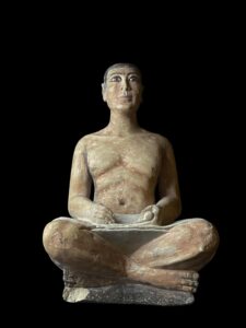 Egyptian Scribe Statue: Ancient Egypt Replica Artifact - Image 7