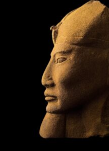 Handmade Egyptian King Akhenaten Face Statue - Image 7