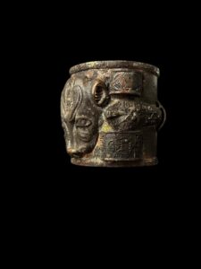 Vintage Bronze Goddess Sekhmet Bracelet - Image 7