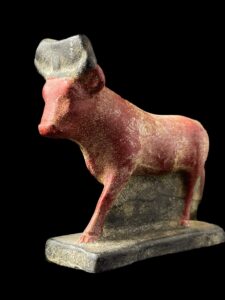 Handmade Goddess Hathor Statuette: Egyptian Cow Art - Image 7