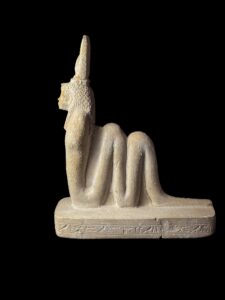 Handcrafted Cobra Goddess Hathor Statue: Egyptian Protection Artifact - Image 7