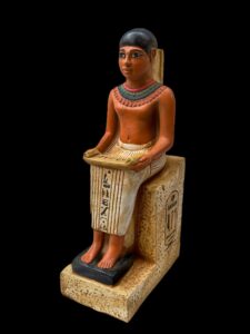 Museum Imhotep Statue - Ancient Egyptian Engineer Imhotep - the builder of Djoser's unprecedented step pyramid complex - Image 7