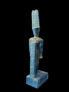 Egyptian God Amun Statue: Museum Replica - Image 7