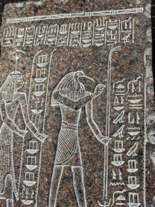 Egyptian God Thoth and Seshat Wall Relief: Home Decoration - Image 7