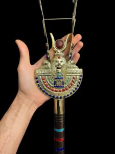 Goddess Hathor Sistrum: Ancient Egyptian Musical Instrument - Image 7