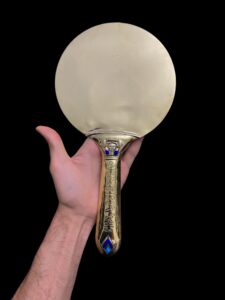 Goddess Hathor Mirror, Ancient Egyptian Mirror of Hathor , Ancient Egyptian religious artifacts, Mirror museum collections. - Image 7