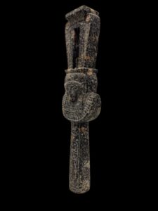 Goddess Hathor Sistrum, Ancient Egyptian musical instruments, Hathor's Sistrum Egyptian Goddess , Sistrum museum collections. - Image 7